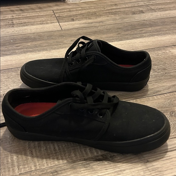 Shoes for Crews black canvas shoes restaurant wear - Picture 3 of 5